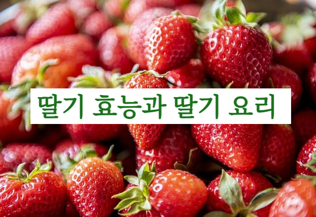 딸기 효능 딸기요리
