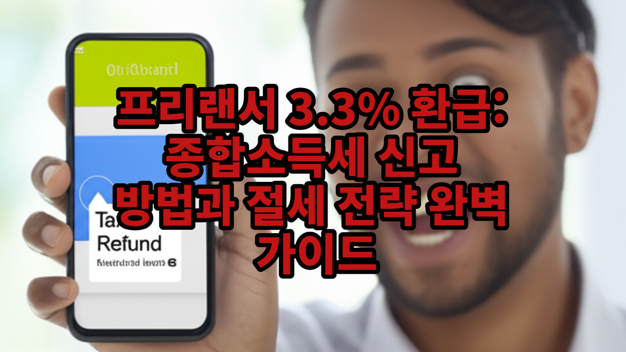 프리랜서, 사업소득과 3.3% 원천징수의 이해