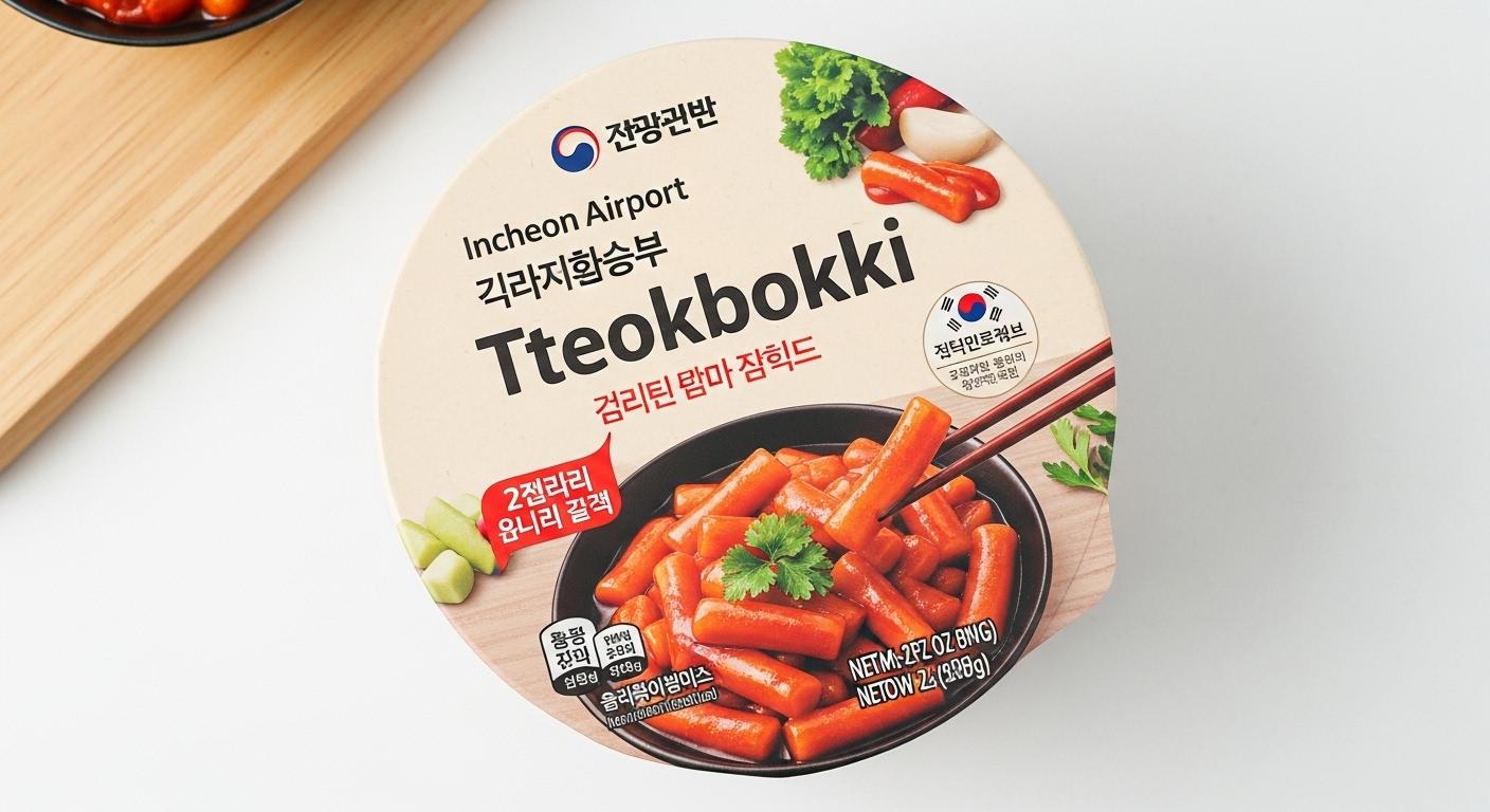 인천공항 떡볶이 포장