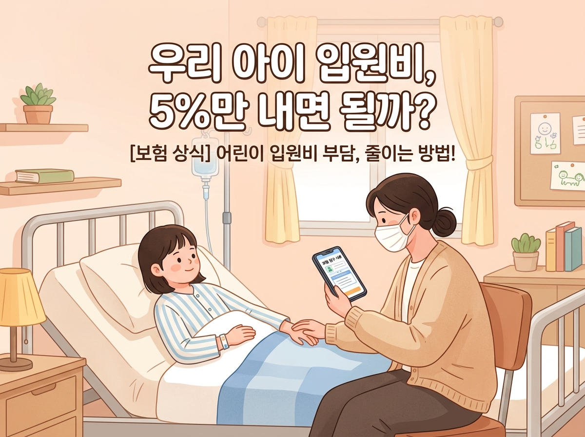 우리아이 입원비 5%만 내면 될까?
