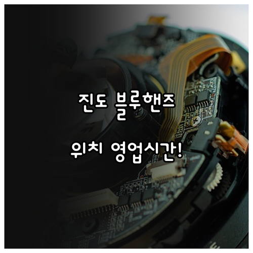 진도군 현대자동차 블루핸즈 위치 및 ..