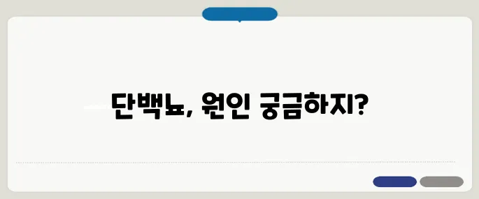 단백뇨의 원인 방치하면 신장 위험