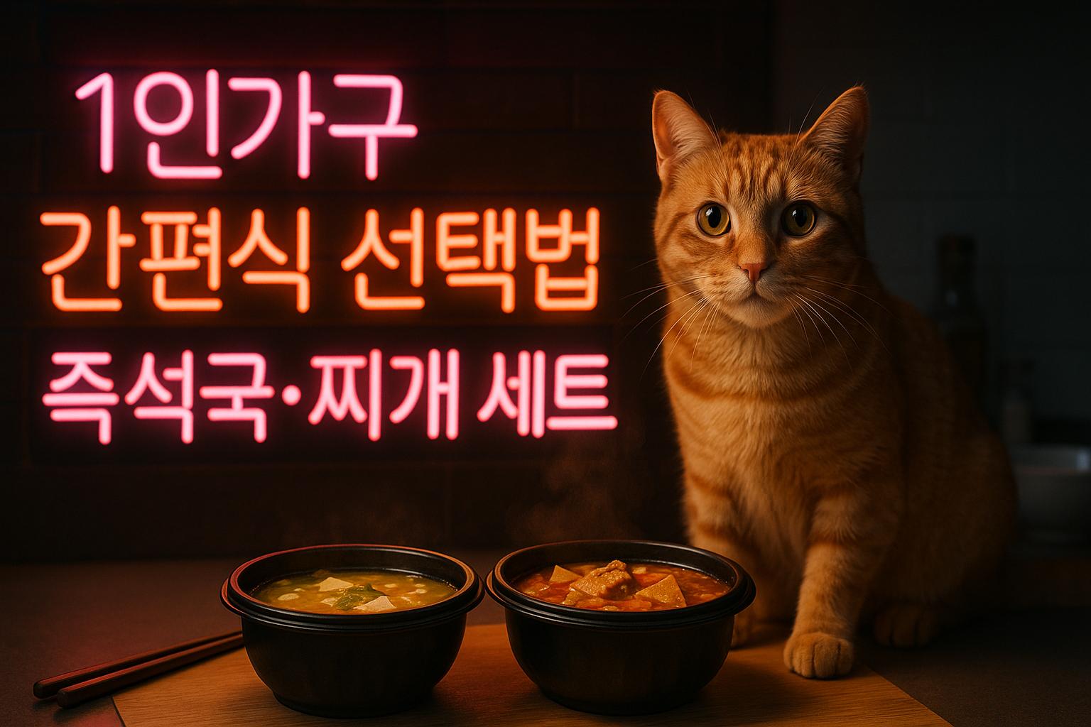 1인가구 간편식 선택법 즉석국&middot;찌개 세트
