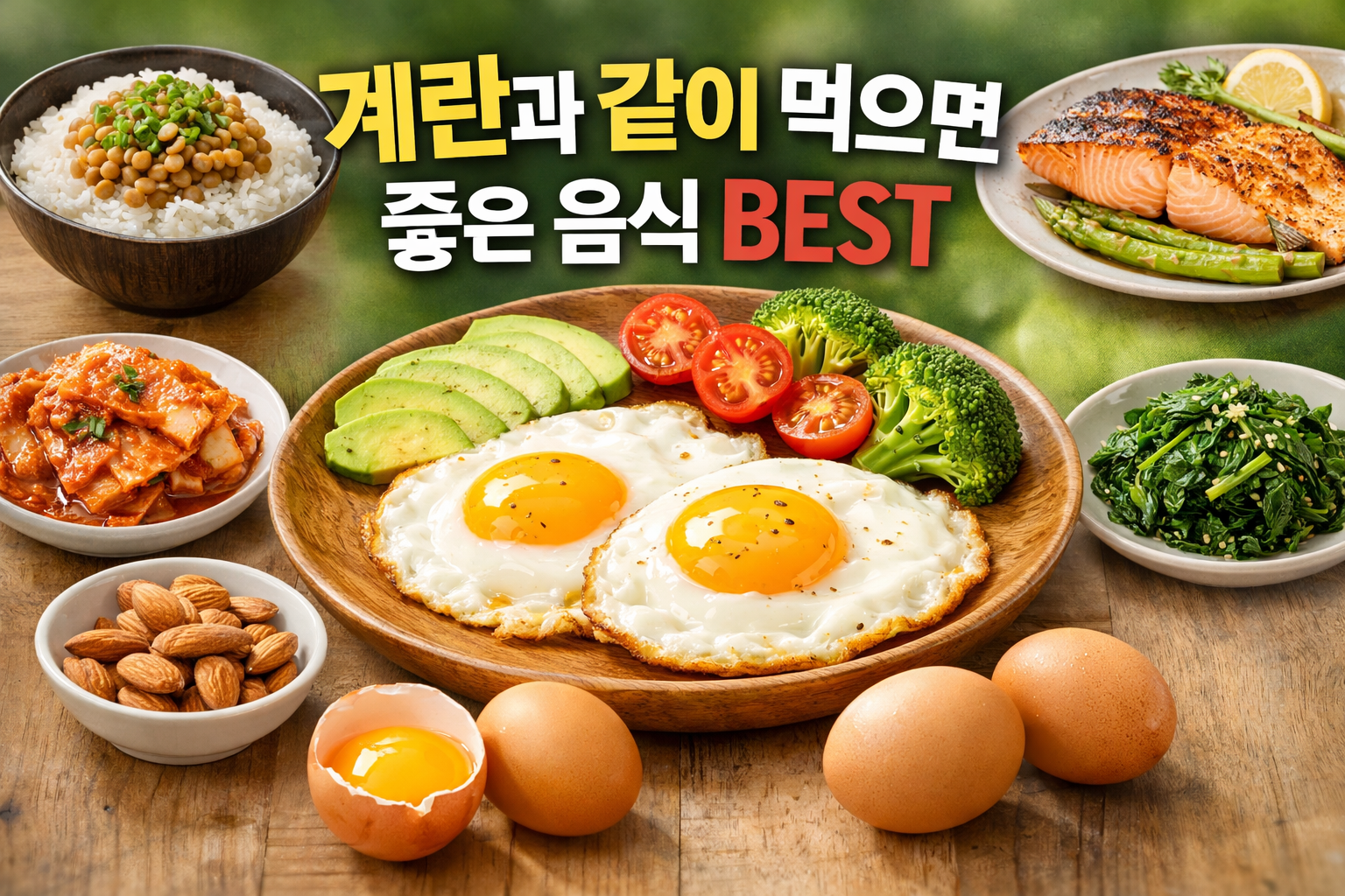 달걀 음식 궁합