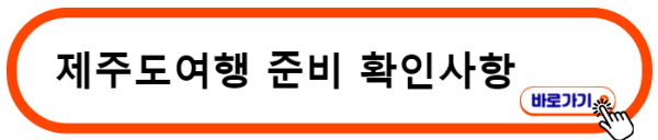 제주여행준비 꿀팁