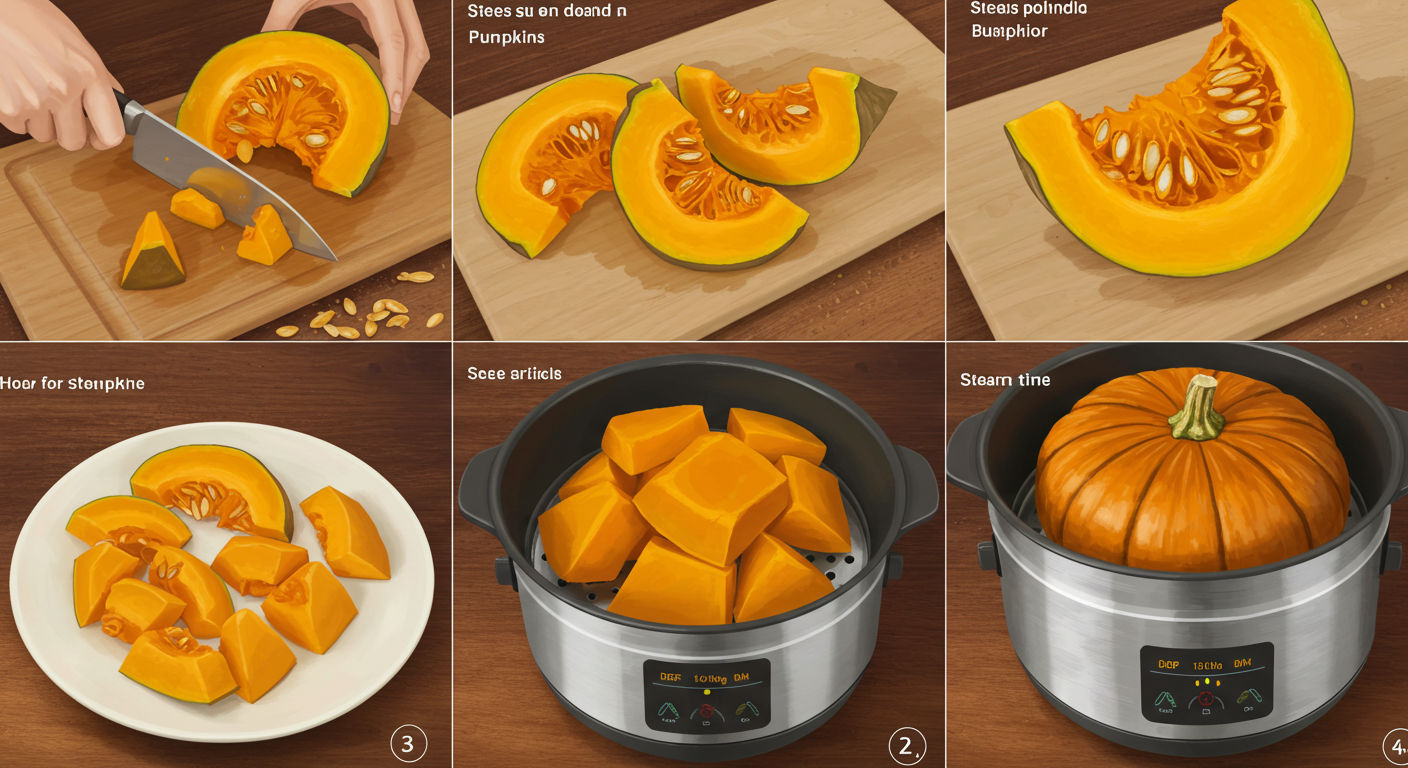 단호박 찌는 법 Q&A