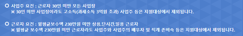 일자리 안정 자금 지원 대상