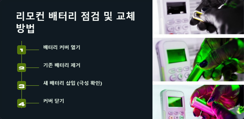 리모컨고장
