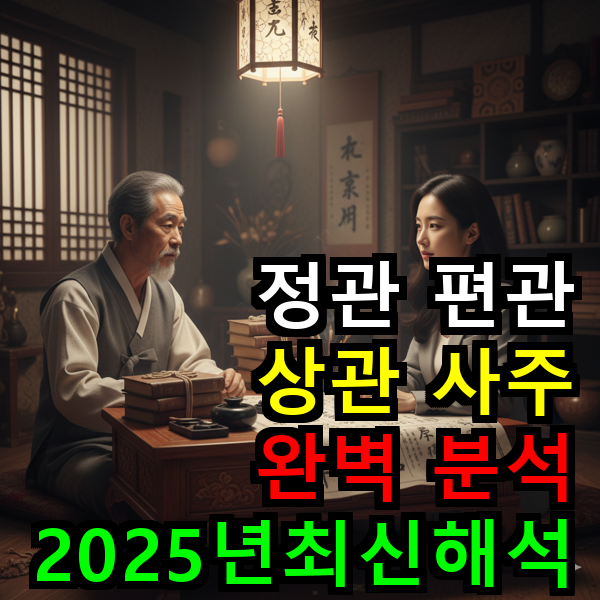 정관 편관 상관 사주