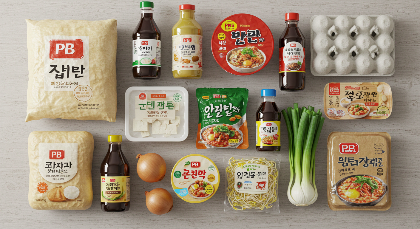 마트 PB상품으로 만드는 일주일 반찬 1만원 챌린지