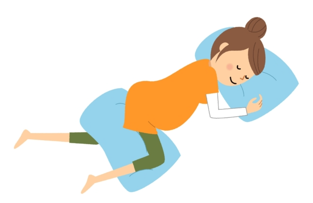 임산부의 수면 자세