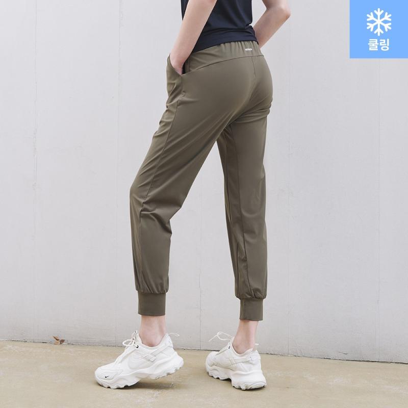 벤츄리 액티브웨어 액티브 요가복 조거팬츠 필라테스 카키