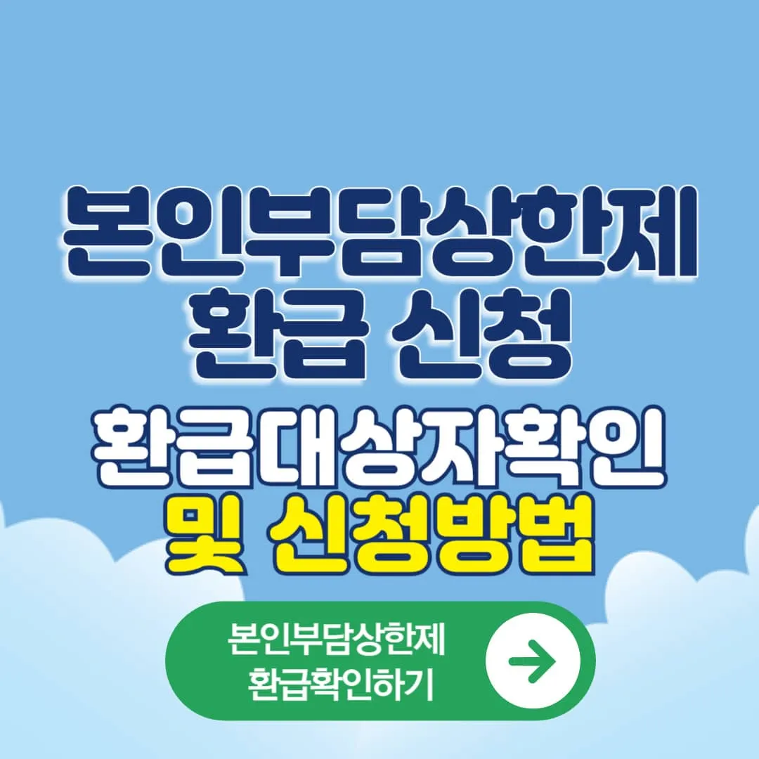 본인부담상한제 환급대상자와 신청방법