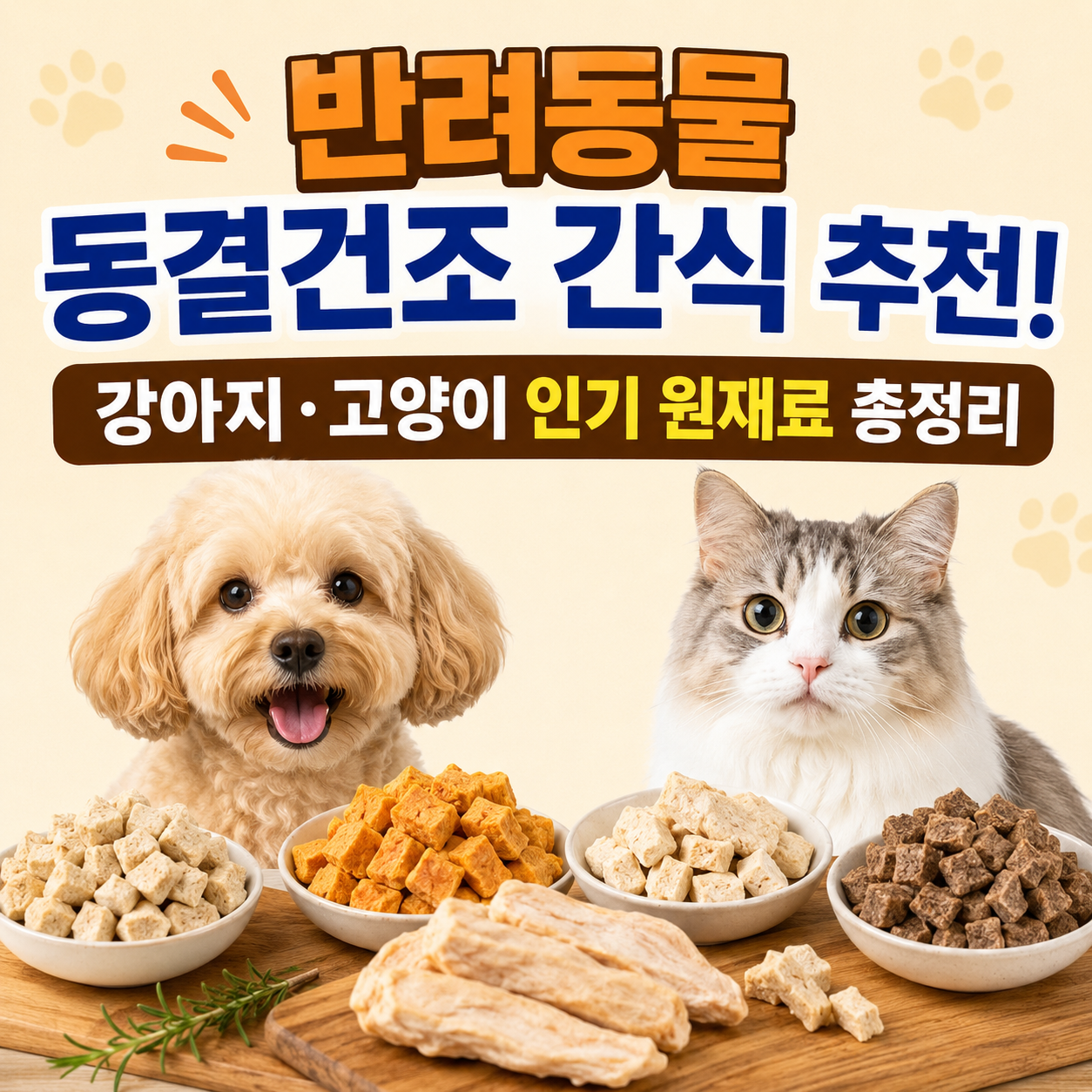 동결건조 간식