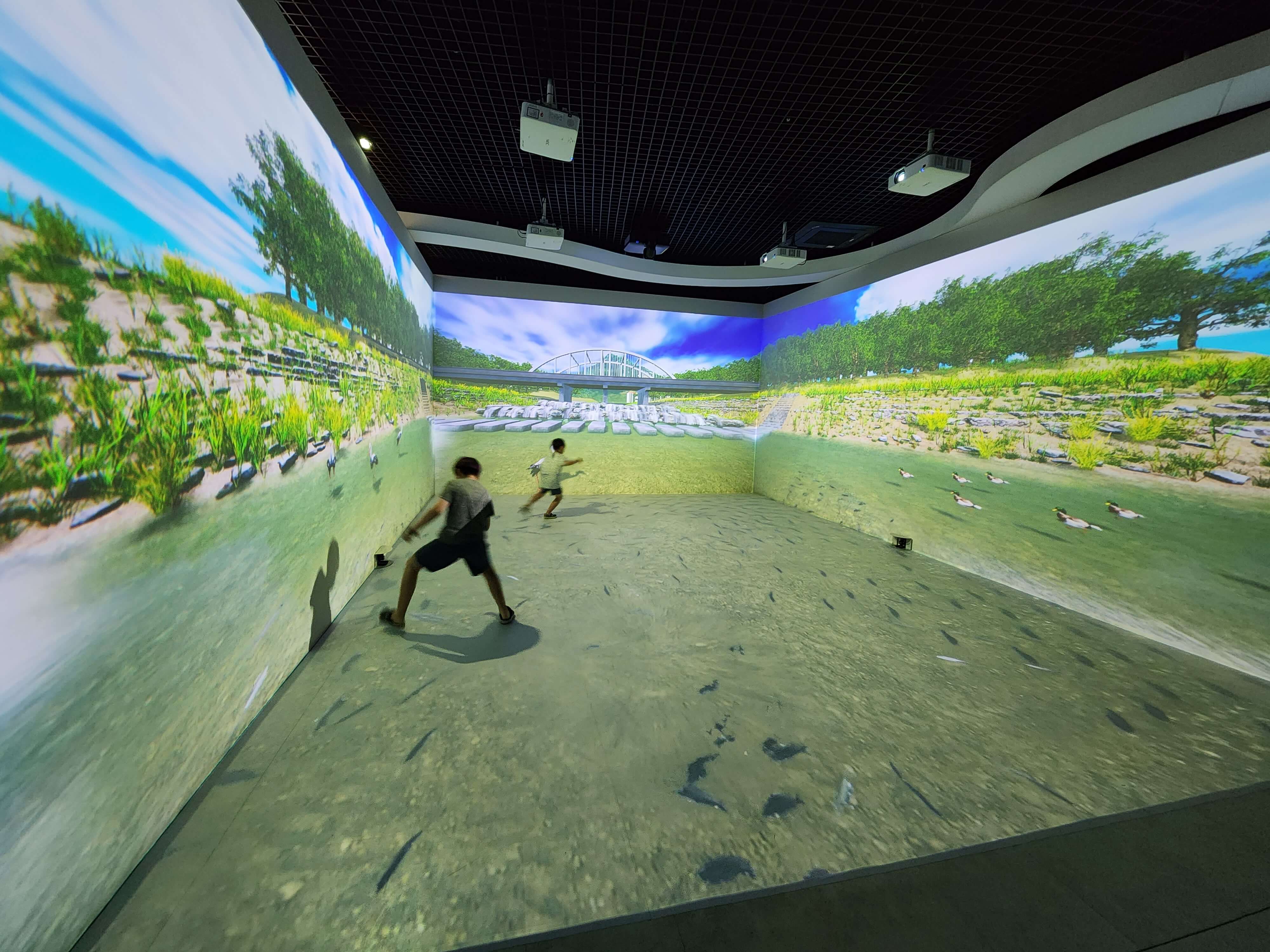 실감놀이터 안양천의 모습