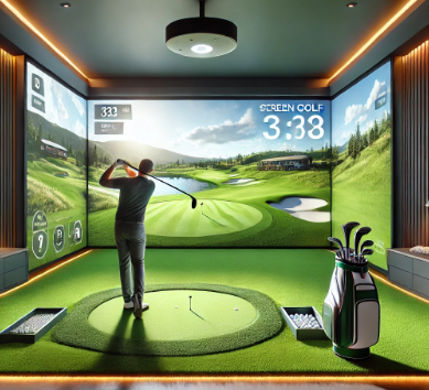 스크린 골프 사진