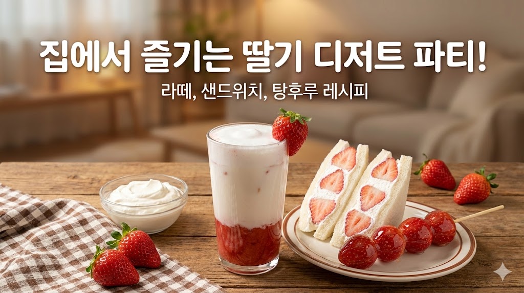 딸기 디저트