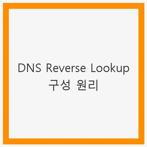 DNS Reverse Lookup 구성 원리