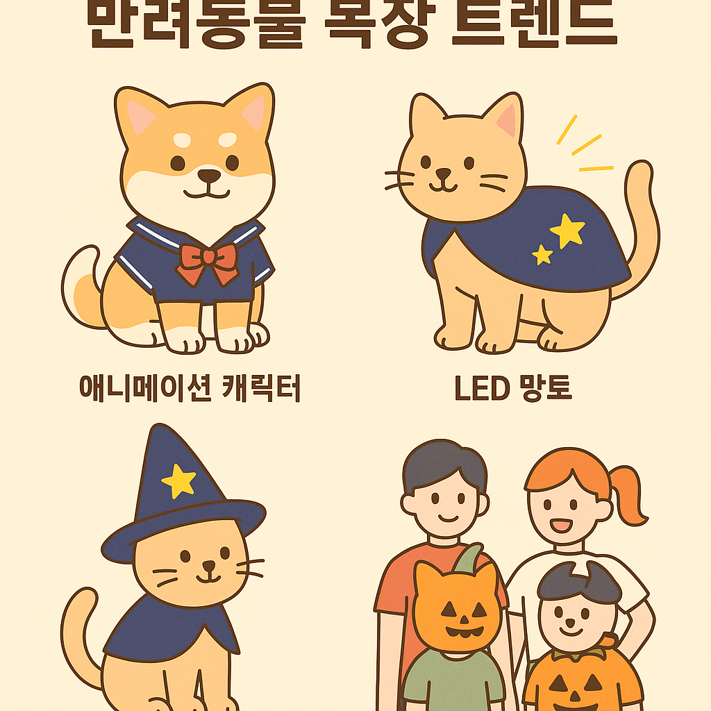 2025 반려동물 할로윈 의상 트렌드