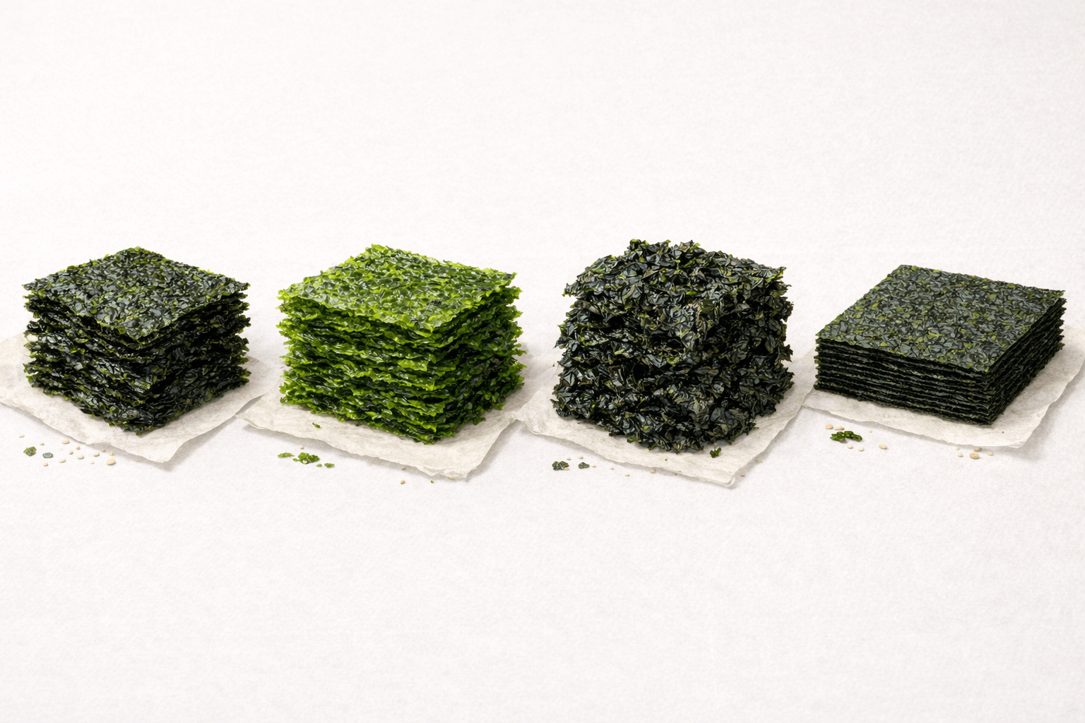 김의 종류 총정리 (건강, 식감, 활용)