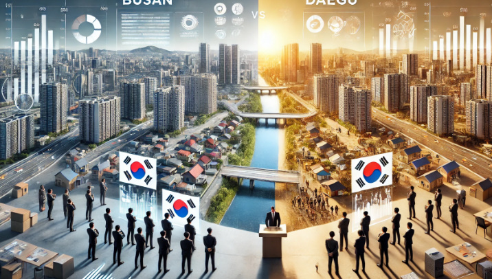 부산과 대구의 지방선거 공약에 따른 부동산 투자처 변화 관련 이미지