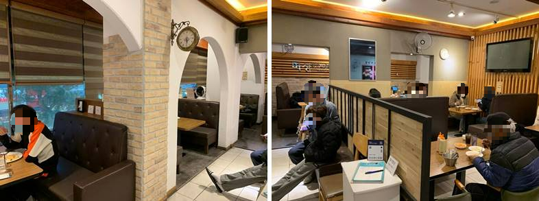 미성레스토랑 내부