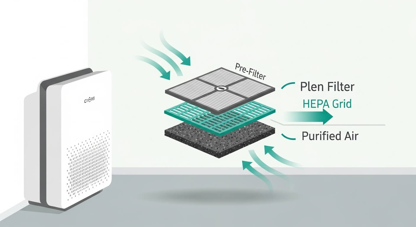 필터와 공기청정기의 중요성