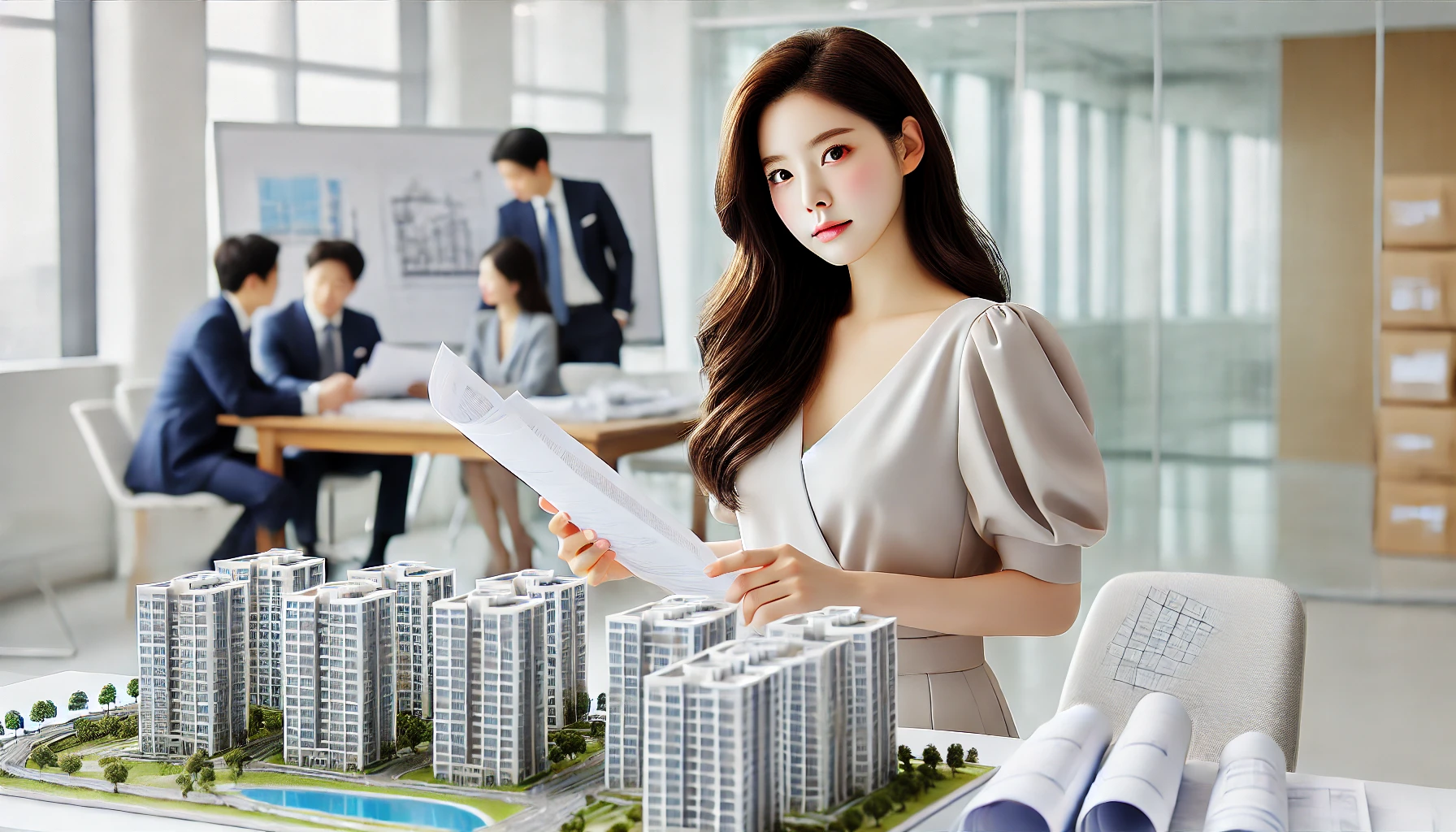 정비구역 행위제한 관련 확인하는 이미지