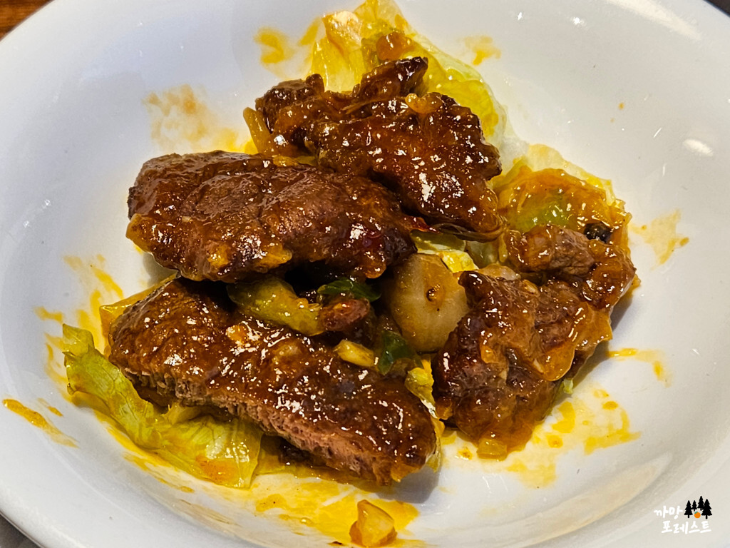 동탄 북광장 몽연 사천식 불고기 볶음