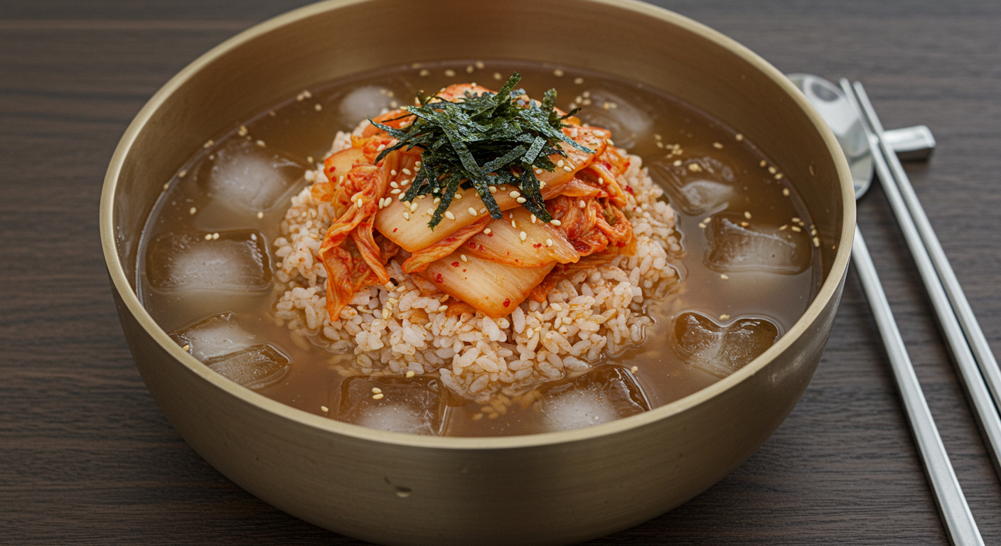 김치말이밥