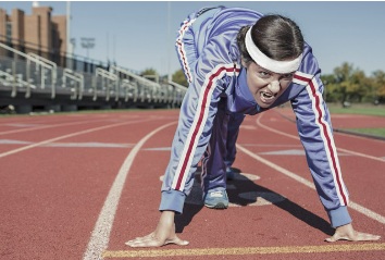 운동하는 사람들