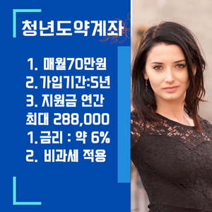 청년도약계좌에 관한 정보가 포함된 그림파일