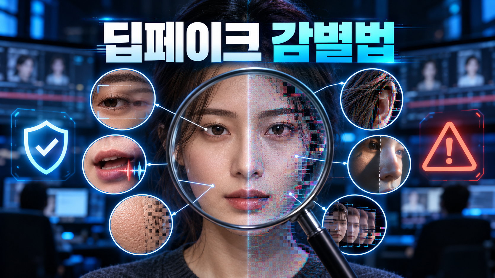 진짜일까 AI일까? 딥페이크 영상 조작 잡아내는 6대 시각적 결함과 팩트체크