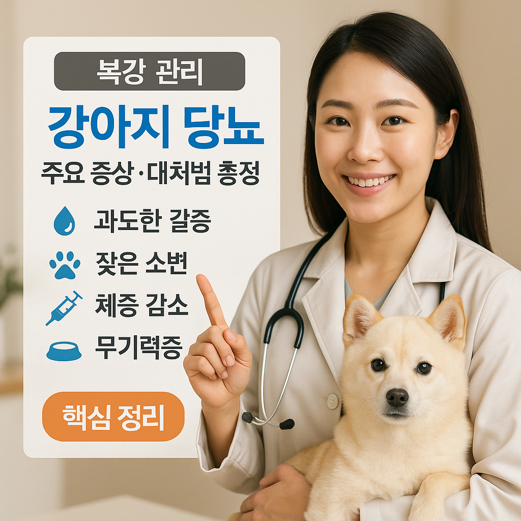 [건강 관리] 강아지 당뇨 ｜ 주요 증상·대처법 총정리
