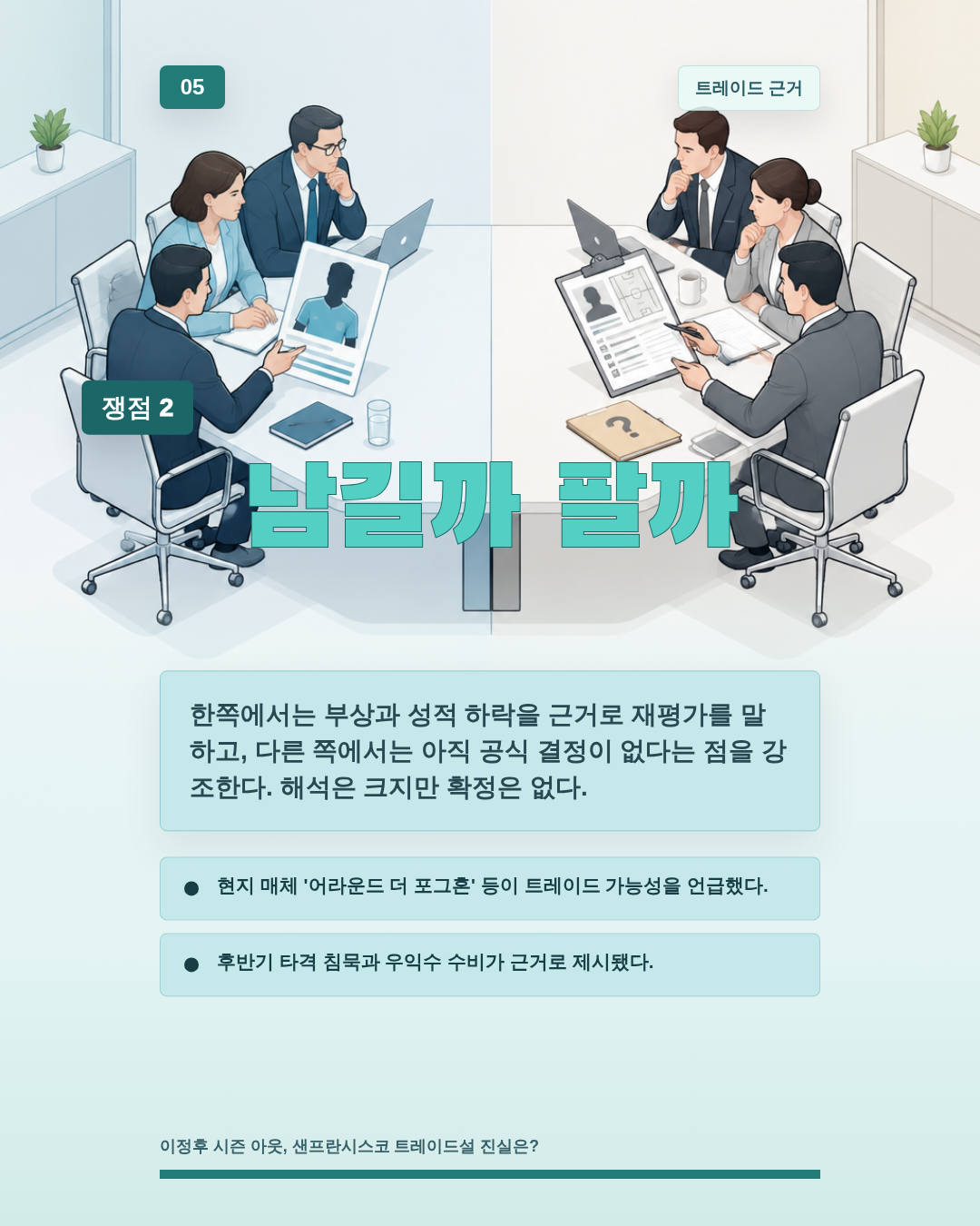 남길까 팔까