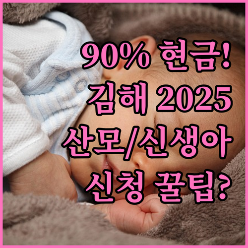 김해시 2025 산모 신생아 90% ..