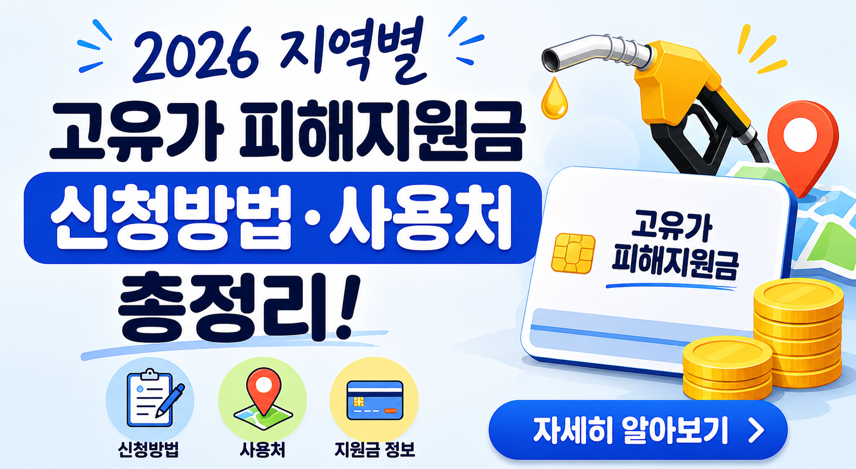2026 고유가 피해지원금 지역별 신청방법 사용처