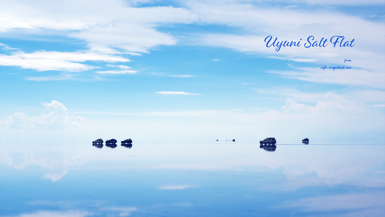 02 우유니 소금사막 C - Uyuni Salt Flat 풍경배경화면