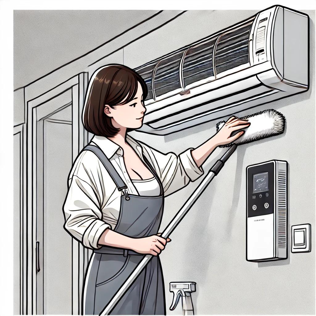 시스템 에어컨 청소방법