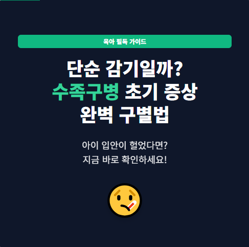 수족구병 초기 증상