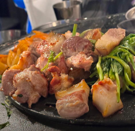 제주-먹고기와-미나리