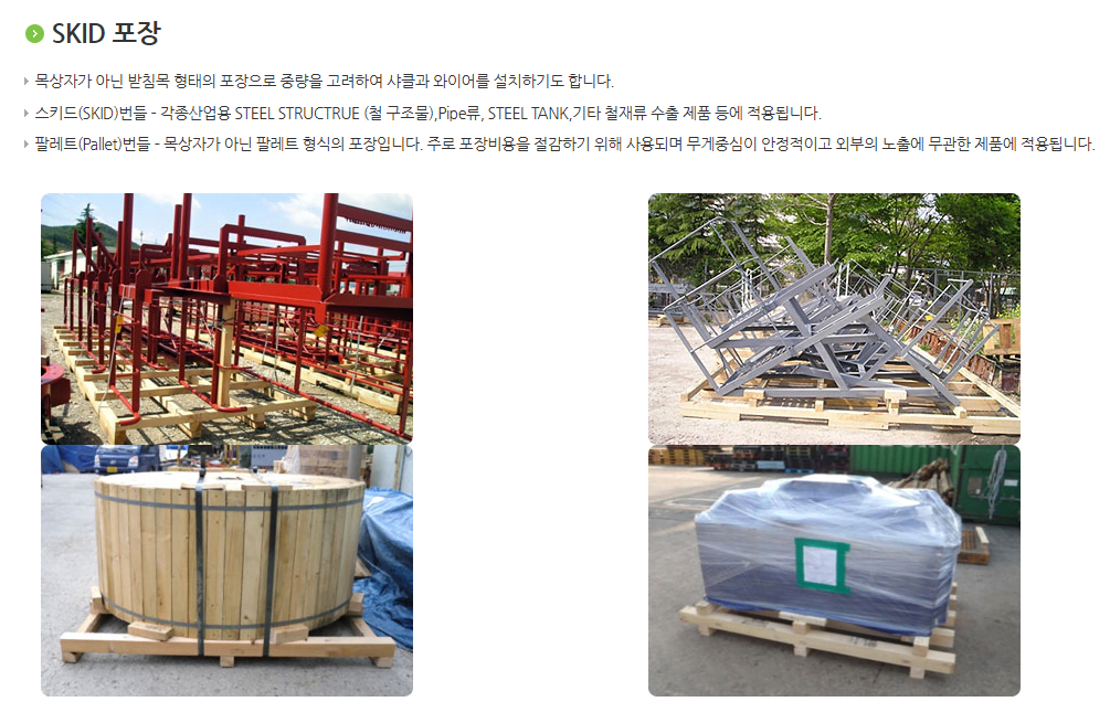 안전한 해외 운송을 위한 수출포장과 열처리 규정