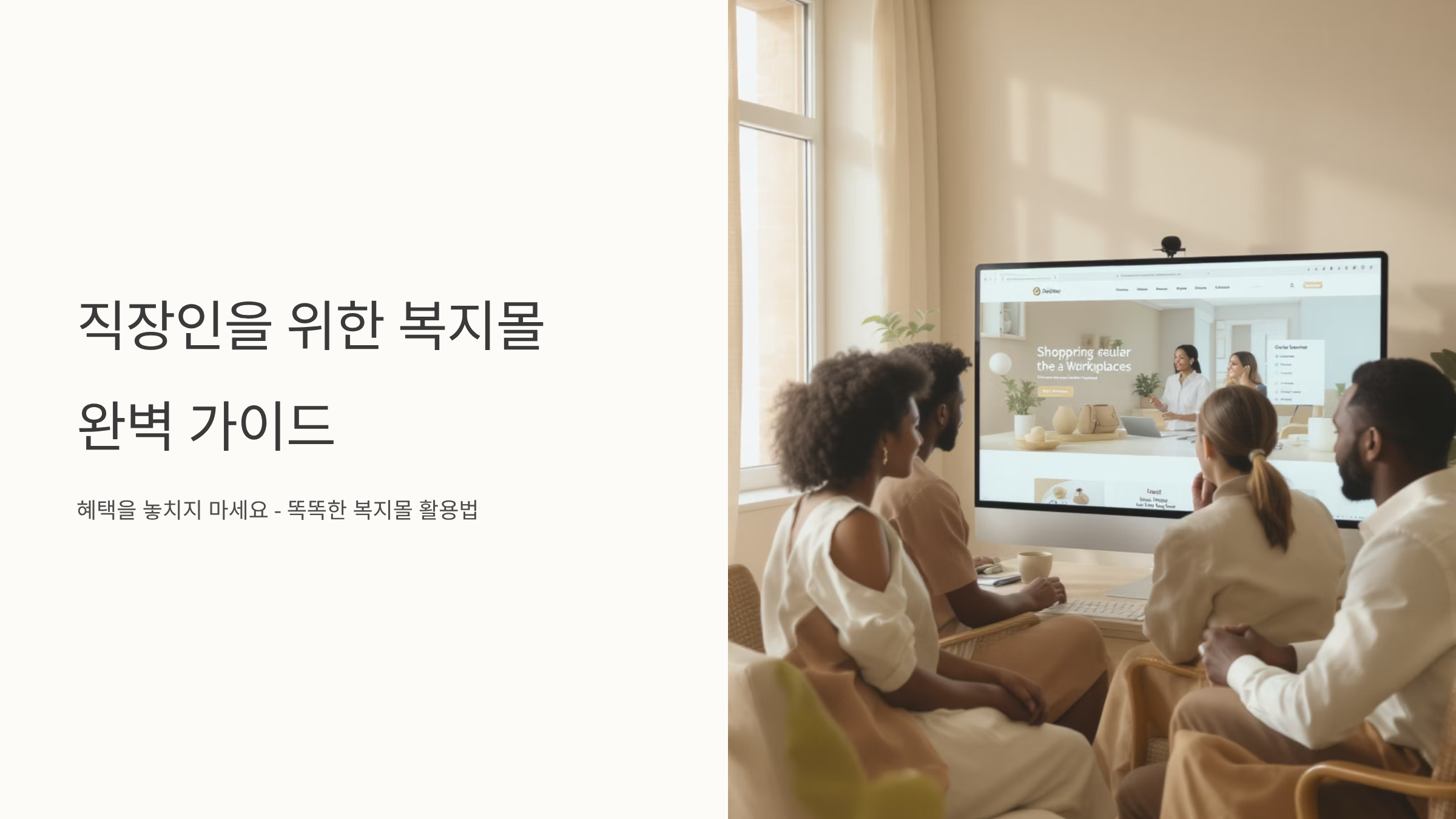 복지몰 완벽 활용법과 혜택 총정리