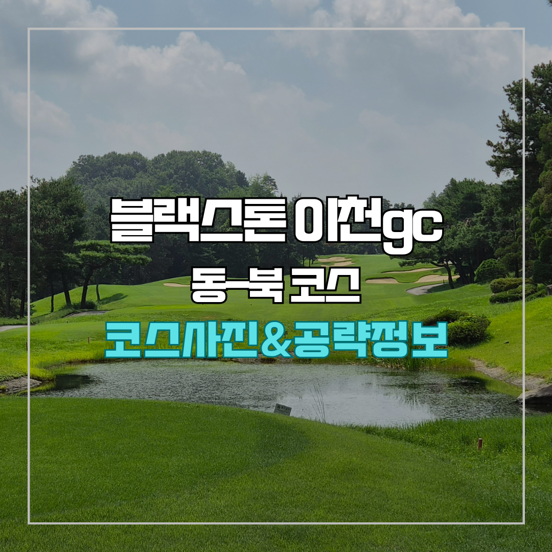 블랙스톤 이천gc 동-북 코스 사진 및 공략 정보