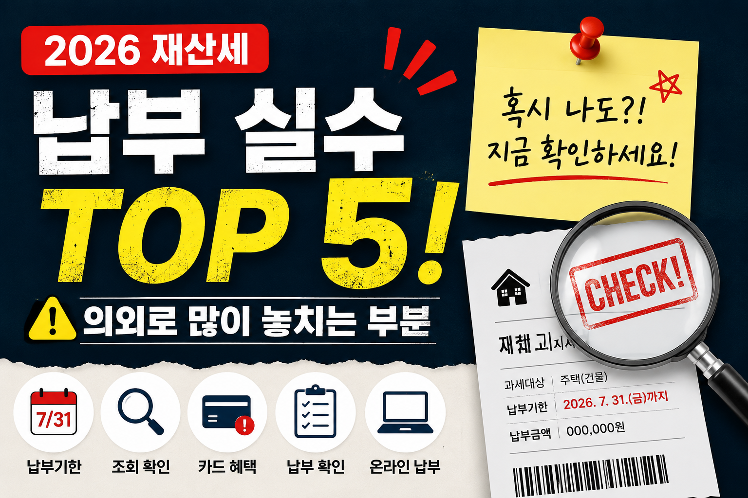 2026 재산세 납부 실수