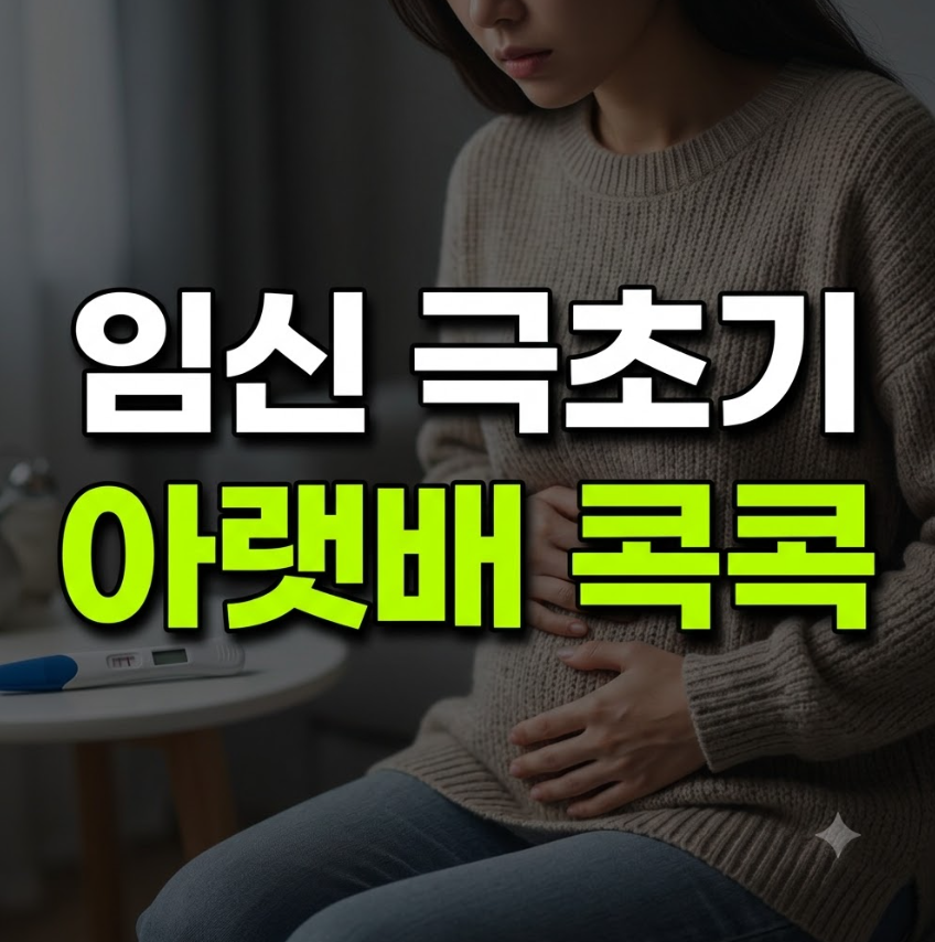 임신 극초기 아랫배 콕콕 통증 원인과 특징, 대처 방법 총정리