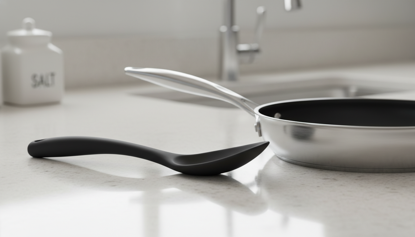 코팅 프라이팬을 보호하는 무인양품 다용도 실리콘 조리용 스푼