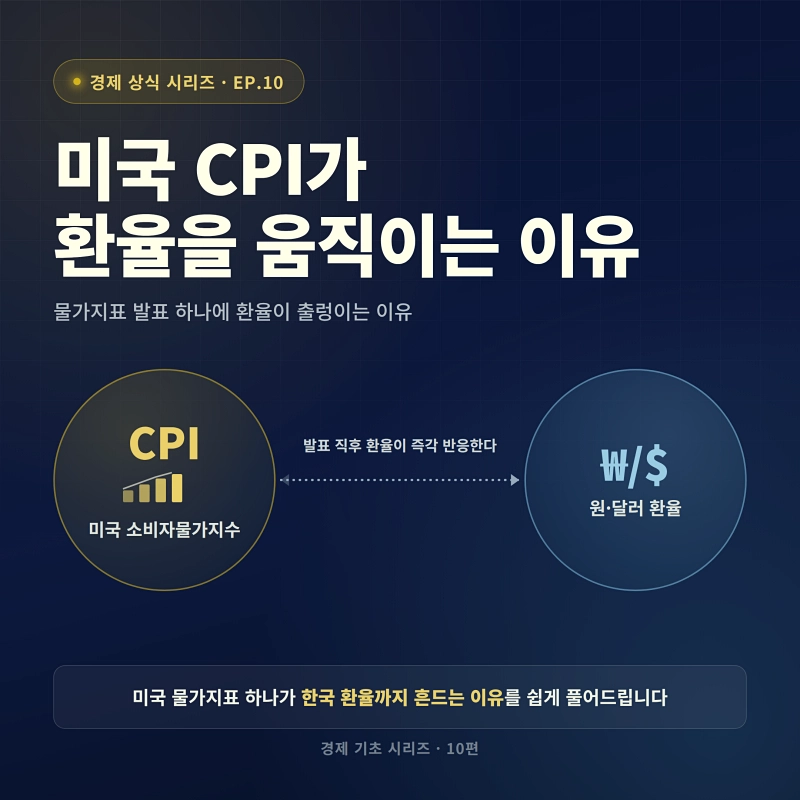 미국 CPI가 환율을 움직이는 이유