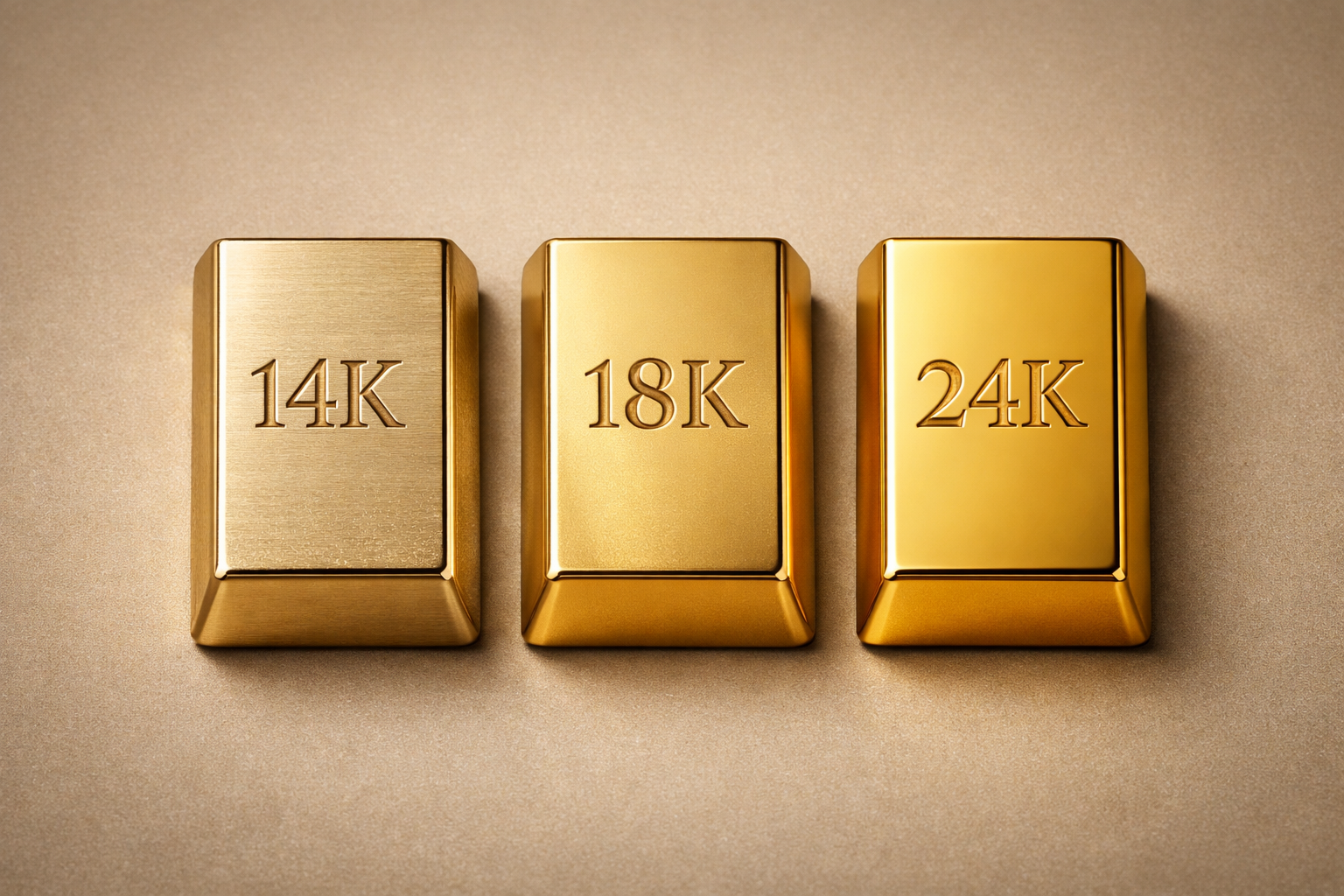 14k, 18k, 24k 금 일러스트