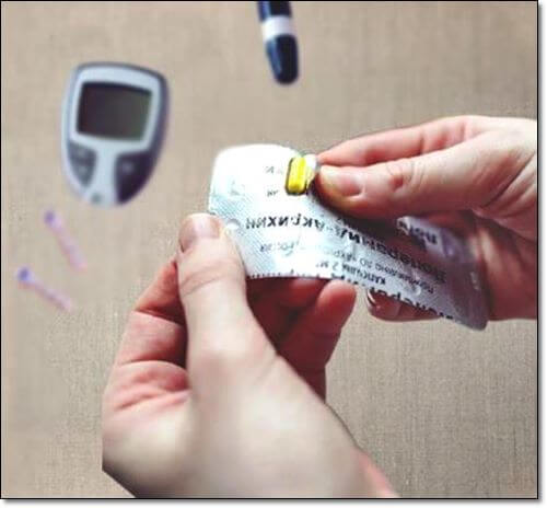 약먹는 당뇨병 환자 